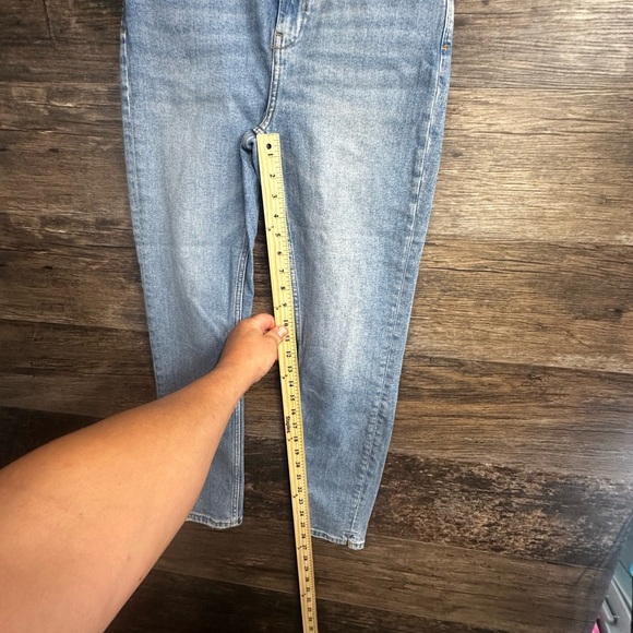 Zara Light Blue Straight Leg Jeans - Picture 8 of 8